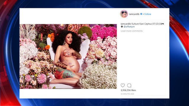 Cardi B announces birth of daughter on Instagram