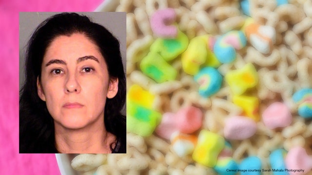 Woman on the run after poisoning husband's Lucky Charms