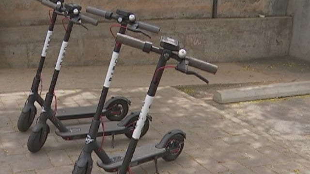 Transportation department launches pilot program to clear up scooter congestion downtown