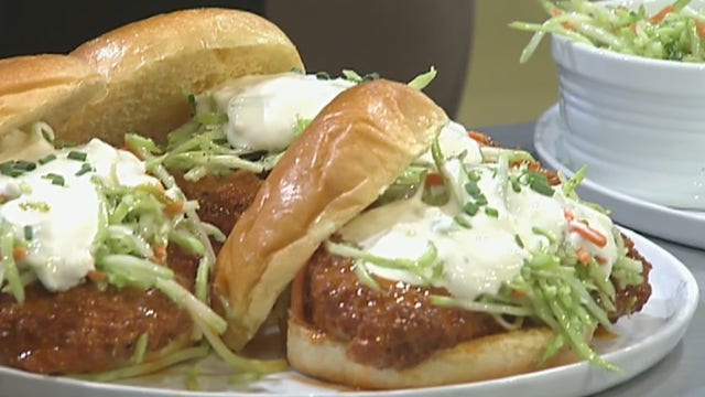Cooking with FOX 7: Buffalo Chicken Sandwiches