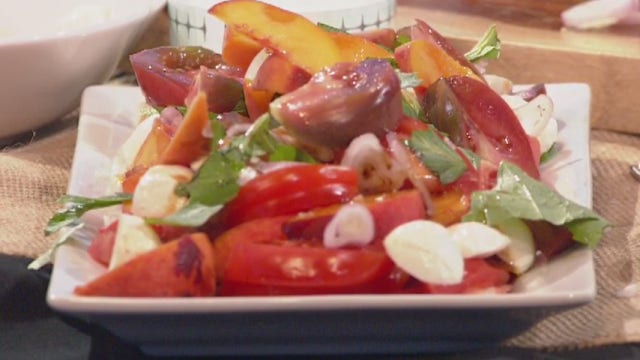 Cooking with FOX 7: Summer Peach & Tomato Salad