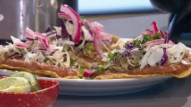 Cooking with FOX 7: Tomatillo Chicken Tostadas