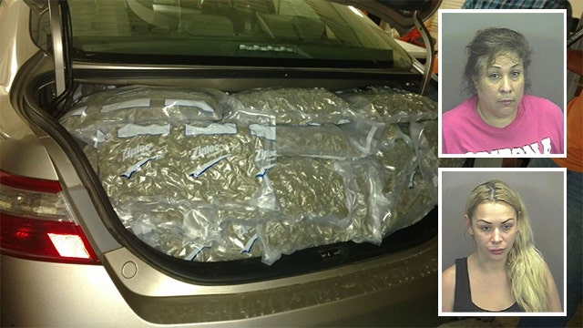 Mother, daughter arrested with 130 pounds of marijuana in car