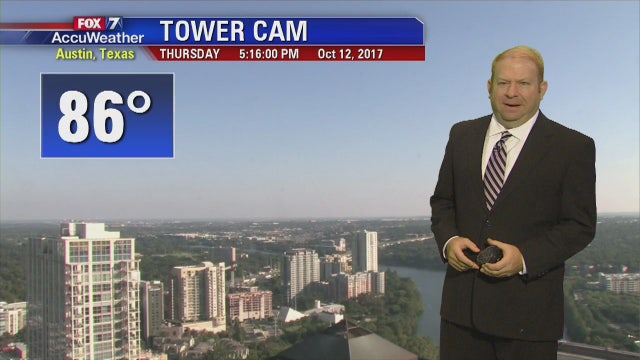 Evening weather forecast for Thursday, October 12, 2017