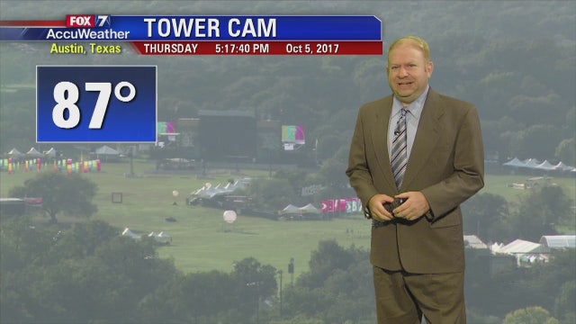 Evening weather forecast for Thursday, October 5, 2017