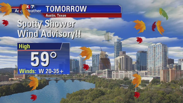 Evening weather forecast for Dec. 12, 2018