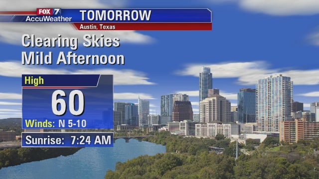 Evening weather forecast for Dec. 22, 2017