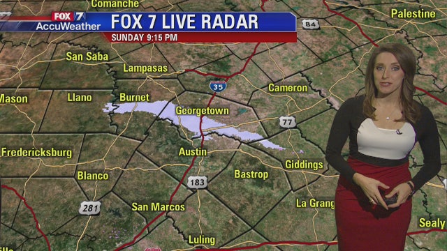 Evening weather forecast for Sunday, December 31, 2017