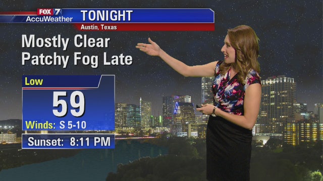 Evening weather forecast May 5, 2018