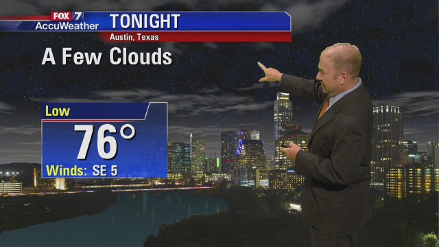 Evening weather forecast July 25, 2018