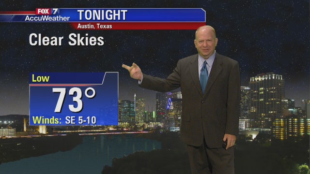 Evening weather forecast for Aug. 2, 2018