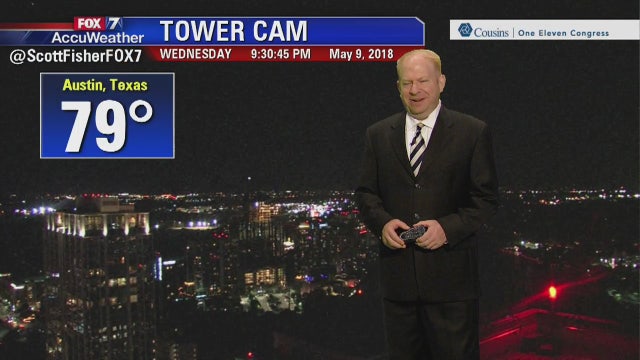 Evening weather forecast for Wednesday, May 9, 2018