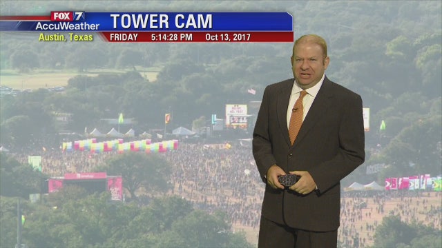 Evening weather forecast for Friday, October 13, 2017