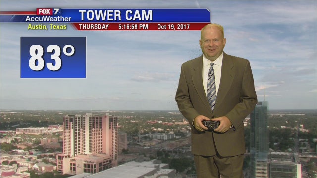 Evening weather forecast for Thursday, October 19, 2017