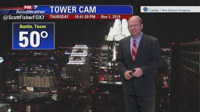 Evening weather forecast for Thursday, November 1, 2018