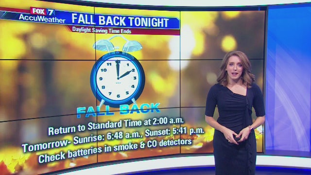 Evening weather forecast for Saturday, November 3, 2018