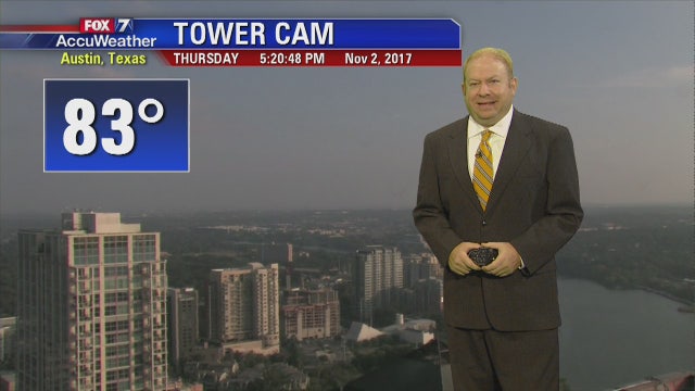 Evening weather forecast for Thursday, November 2, 2017