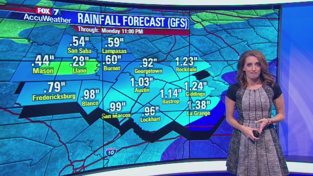 Evening weather forecast for Wednesday, November 7, 2018