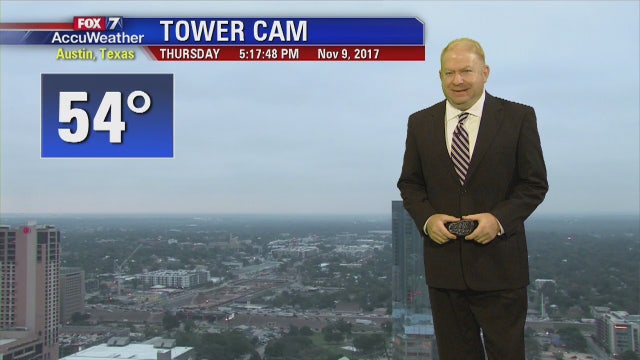 Evening weather forecast for Thursday, November 9, 2017