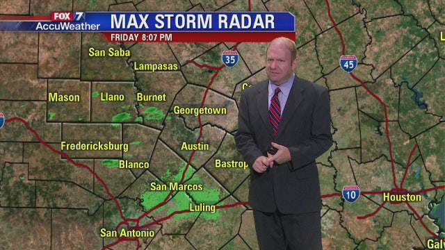 Evening weather forecast for Friday, November 9, 2018