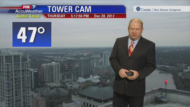 Evening weather forecast for Thursday, December 28, 2017