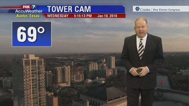 Evening weather forecast for Wednesday, January 10, 2018