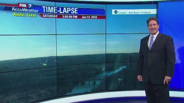 Evening weather forecast for Saturday, January 14, 2018