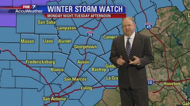 Evening weather forecast for Sunday, January 14, 2018