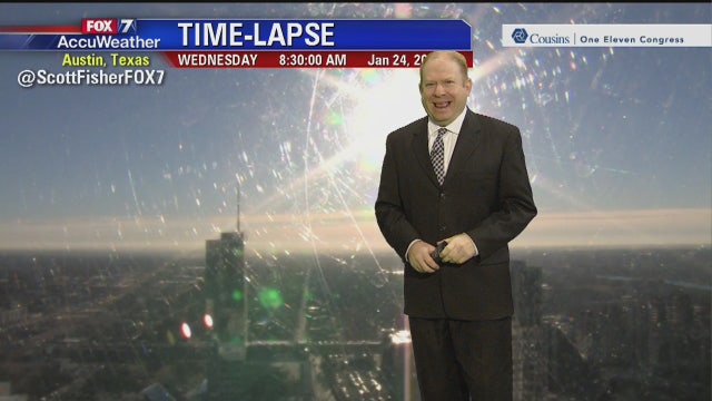 Evening weather forecast for Wednesday, January 24, 2018