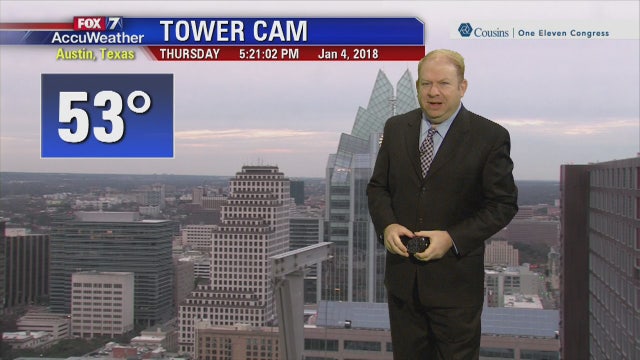 Evening weather forecast for Thursday, January 4, 2018