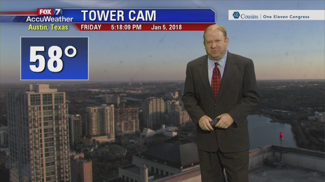 Evening weather forecast for Friday, January 5, 2017