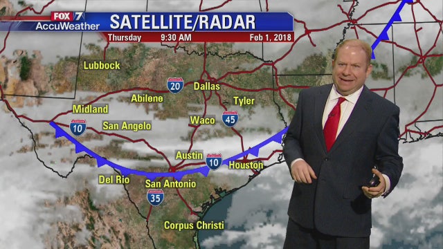 Evening weather forecast for Thursday, February 1, 2018