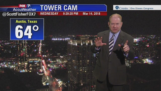 Evening weather forecast for Wednesday, March 14, 2018