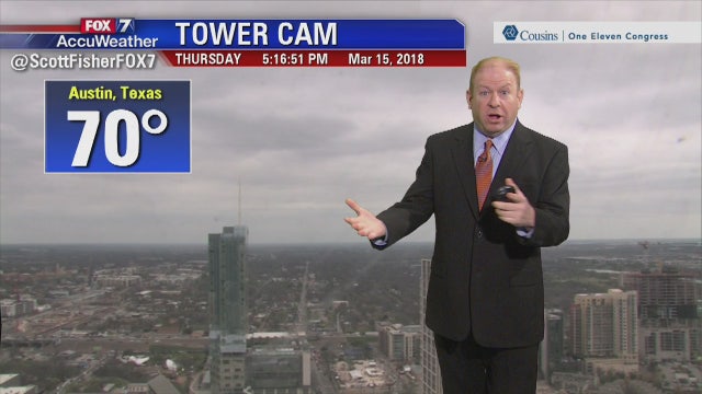 Evening weather forecast for Thursday, March 15, 2018