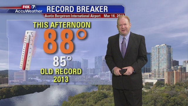 Evening weather forecast for Friday, March 16, 2018