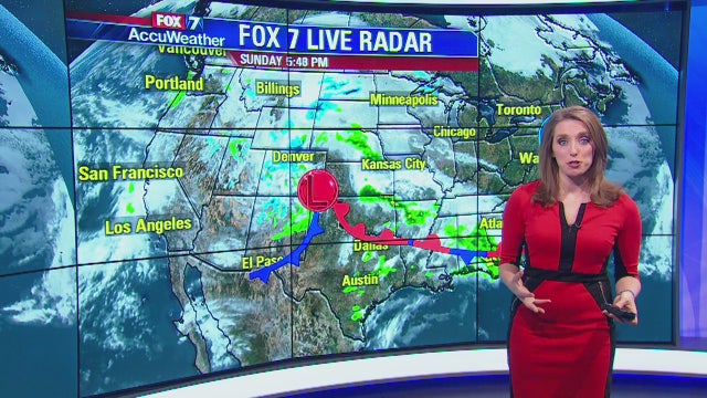 Evening weather forecast for Sunday, March 18, 2018