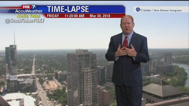 Evening weather forecast for Friday, March 30, 2018