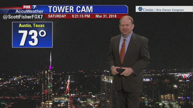 Evening weather forecast for Saturday, March 31, 2018