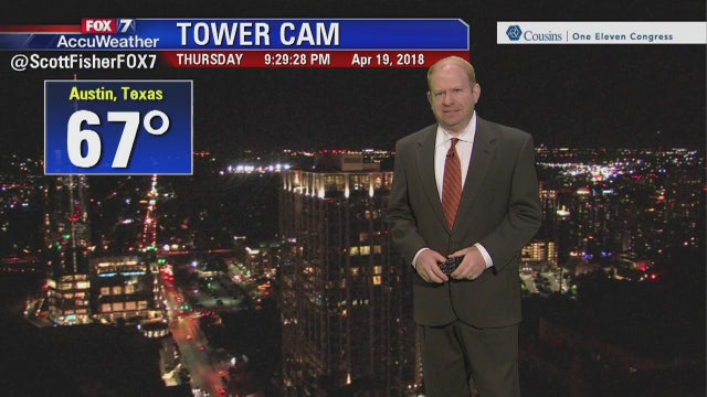 Evening weather forecast for Thursday, April 19, 2018