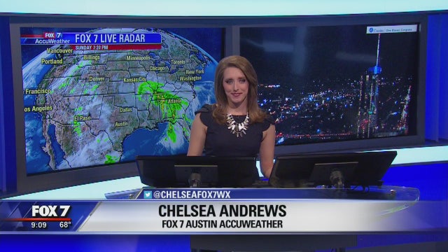 Evening weather forecast for Sunday, April 22, 2018