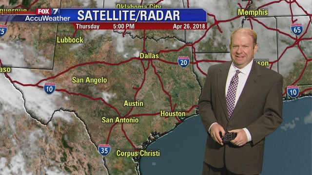 Evening weather forecast for Thursday, April 26, 2018