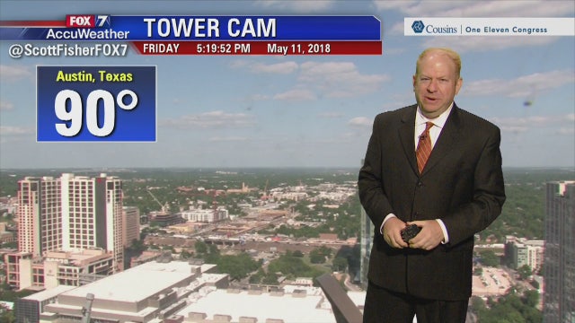 Evening weather forecast for Friday, May 11, 2018