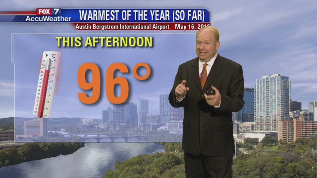 Evening weather forecast for Wednesday, May 16, 2018