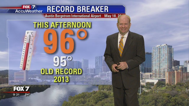 Evening weather forecast for Friday, May 18, 2018