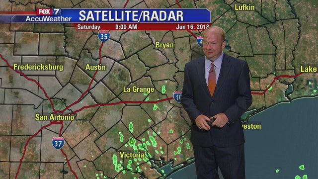 Evening weather forecast for Saturday, June 16, 2018