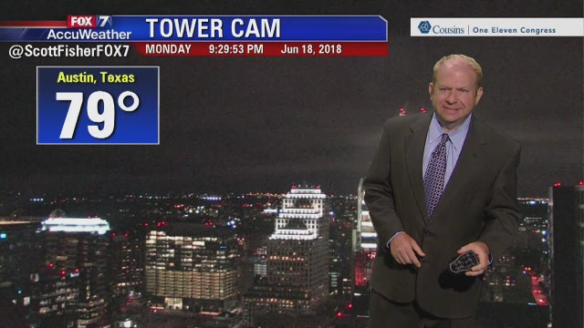 Evening weather forecast for Monday, June 18, 2018