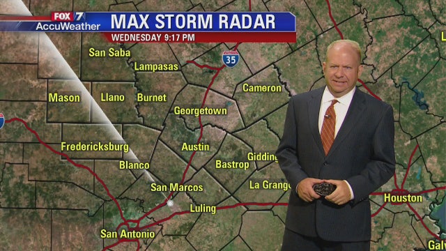 Evening weather forecast for Wednesday, August 29, 2018