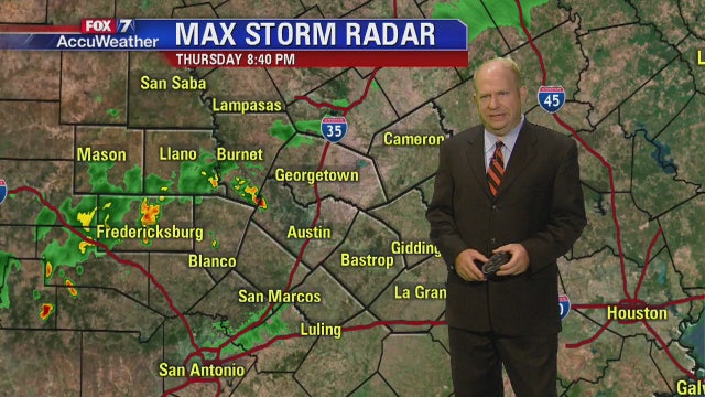 Evening weather forecast for Thursday, August 9, 2018