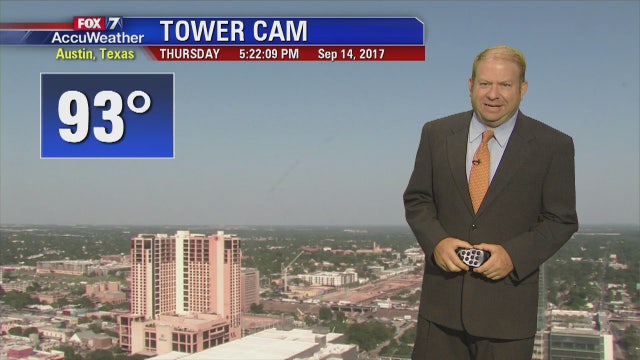 Evening weather forecast for Thursday, September 14, 2017