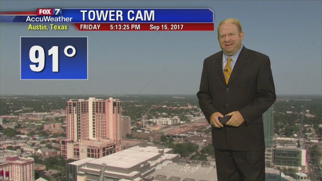 Evening weather forecast for Friday, September 15, 2017